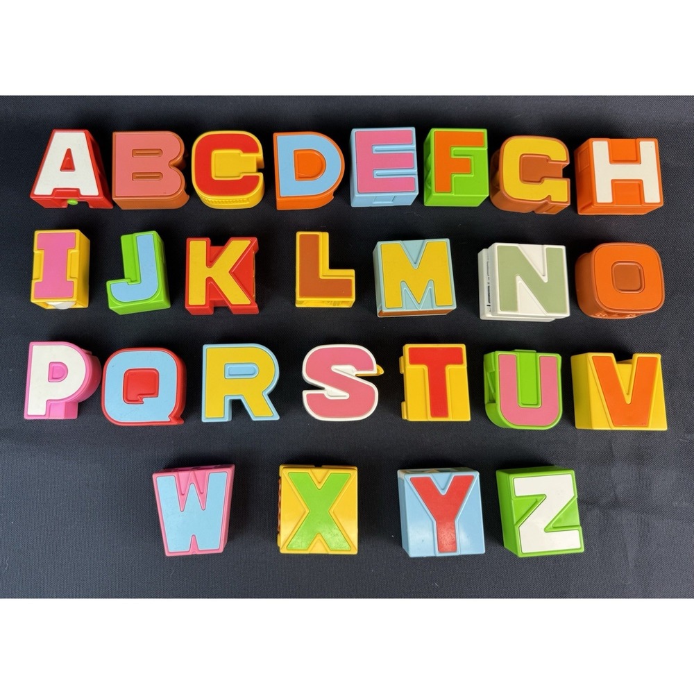 RARE Vintage 1985 Bandai Alphabet 26 Transformer Letters  STEM Learning ABC